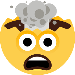 Shocked Face With Exploding Head Emoji