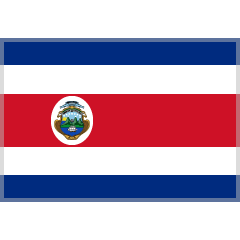 Flag: Costa Rica on Skype Emoticons 1.2