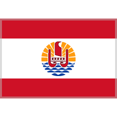 Flag: French Polynesia on Skype Emoticons 1.2