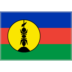 Flag: New Caledonia on Skype Emoticons 1.2