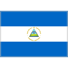 Flag: Nicaragua on Skype Emoticons 1.2