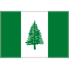 Flag: Norfolk Island on Skype Emoticons 1.2