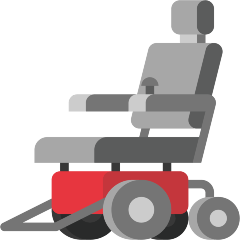 Motorized Wheelchair Emoji