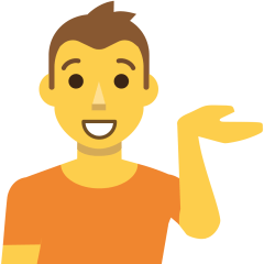 Person Tipping Hand on Skype Emoticons 1.2