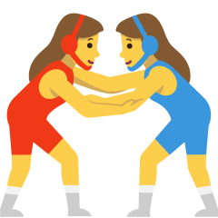 Women Wrestling on Skype Emoticons 1.2