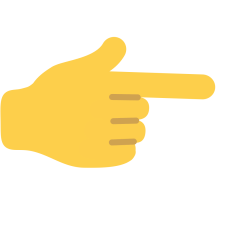 Backhand Index Pointing Right on Skype Emoticons 1.2