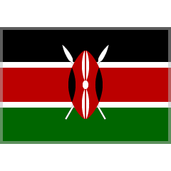 Flag: Kenya on Skype Emoticons 1.2