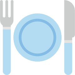 Fork and Knife with Plate on Skype Emoticons 1.2
