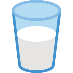 Glass of Milk on Skype Emoticons 1.2