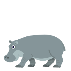 Hippopotamus on Skype Emoticons 1.2