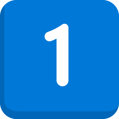 Keycap Digit One on Skype Emoticons 1.2