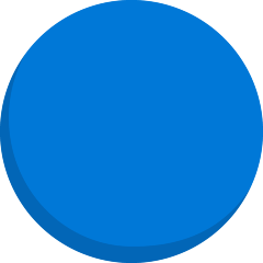 Blue Circle on Skype Emoticons 1.2