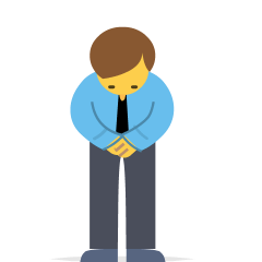 Man Bowing on Skype Emoticons 1.2