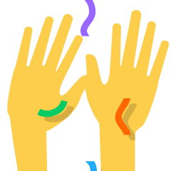 Raising Hands on Skype Emoticons 1.2