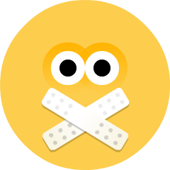 Shushing Face on Skype Emoticons 1.2