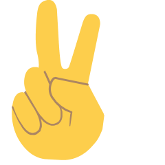 Victory Hand on Skype Emoticons 1.2